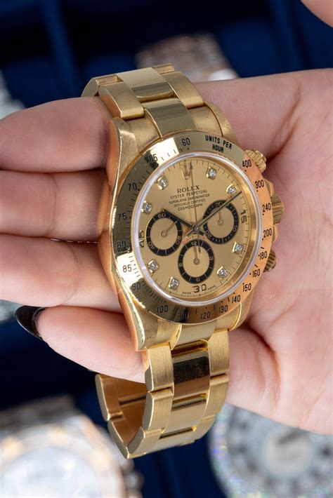 rolex daytona gold watchfinder|18k gold rolex daytona cosmograph.